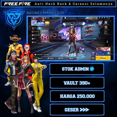 jual akun ff xp booster aov saat penawaran istimewa pilihan top image 2
