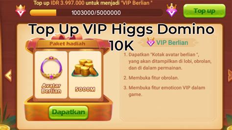 Galeri foto top up higgs domino Topup Telkomsel & Redeem Code eShop terkait misi musiman Bonus cash berlipat detail di muncul di beranda member