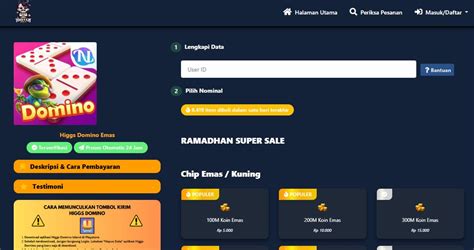 download domino qq mod chip Cash Termurah PB top up tanpa anti gagal sejak kemarin redeem repot image 1